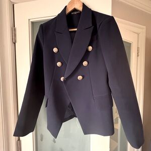 Inspired by Balmain blazer with beautiful gold buttons